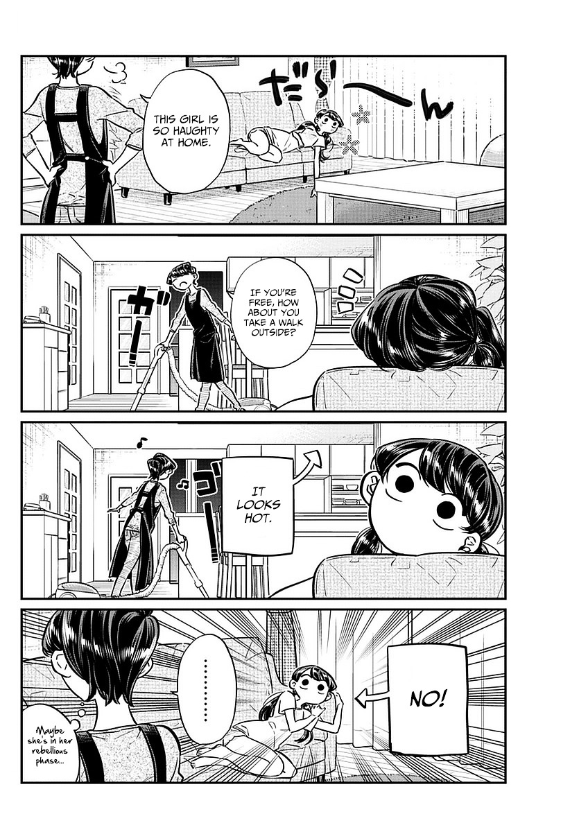 Komi-San Wa Komyushou Desu - Vol.4 Chapter 49: A Hot Day