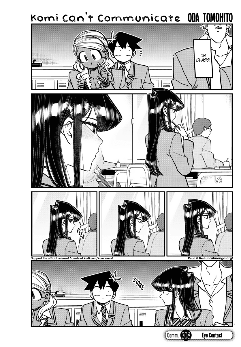 Komi-San Wa Komyushou Desu - Chapter 308: Eye Contact