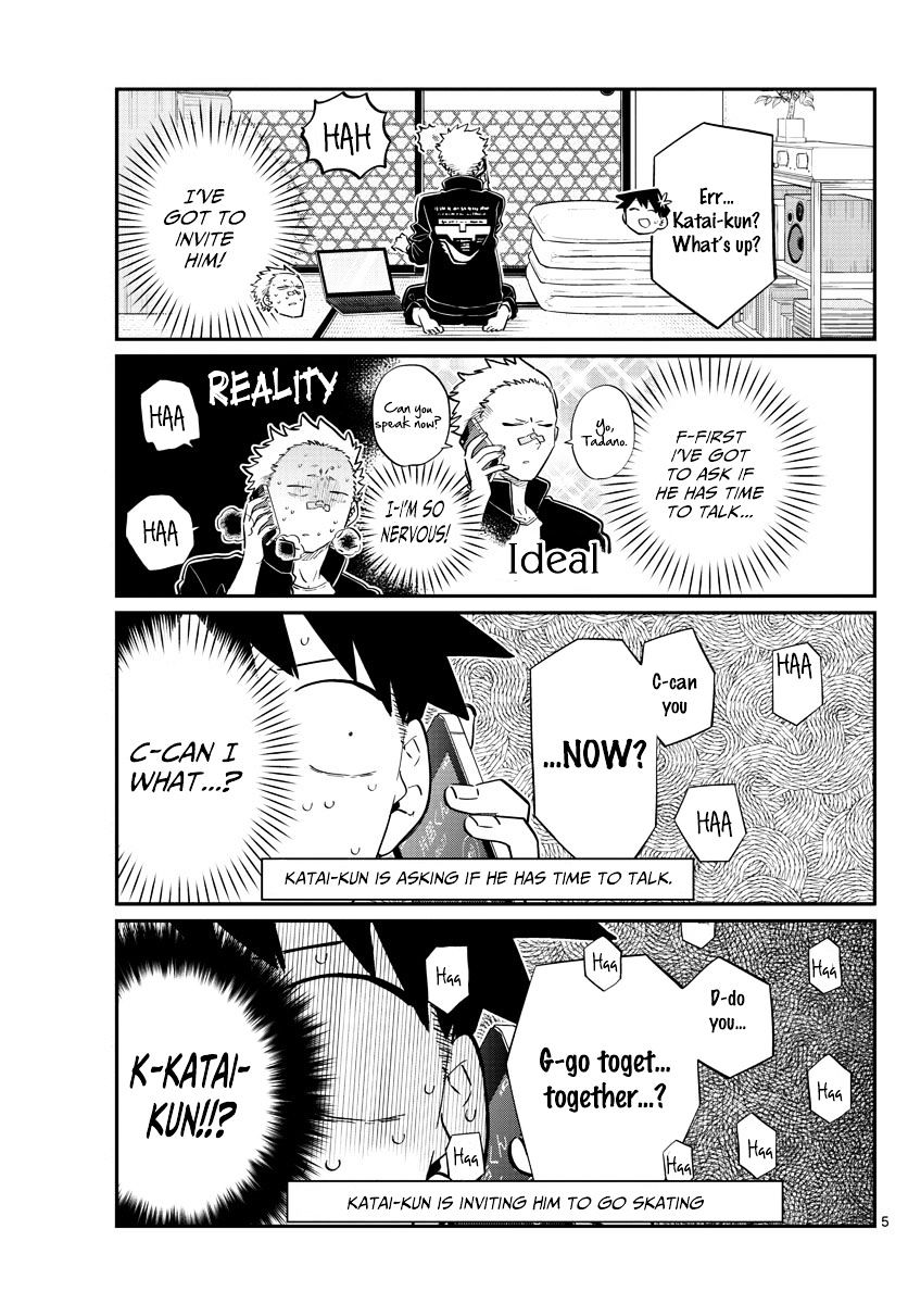 Komi-San Wa Komyushou Desu - Vol.7 Chapter 95: Ice Skating