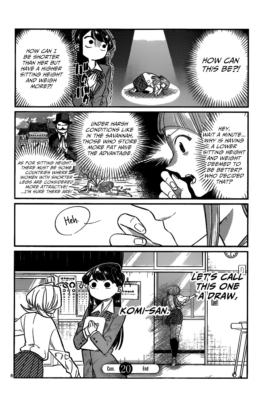 Komi-San Wa Komyushou Desu - Vol.2 Chapter 20: Physical Examination