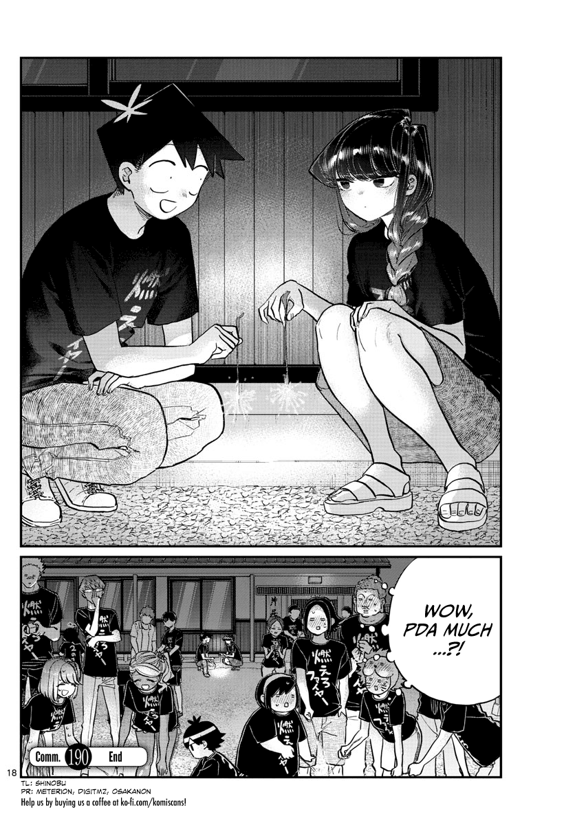 Komi-San Wa Komyushou Desu - Chapter 190: Sparklers