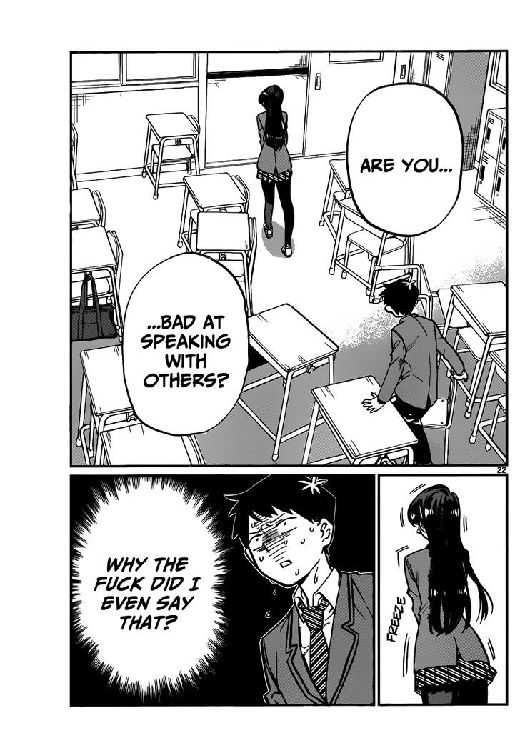 Komi-San Wa Komyushou Desu - Vol.1 Chapter 4: Bad At This