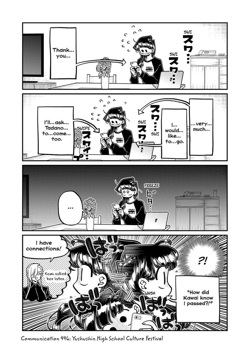 Komi-San Wa Komyushou Desu - Chapter 446