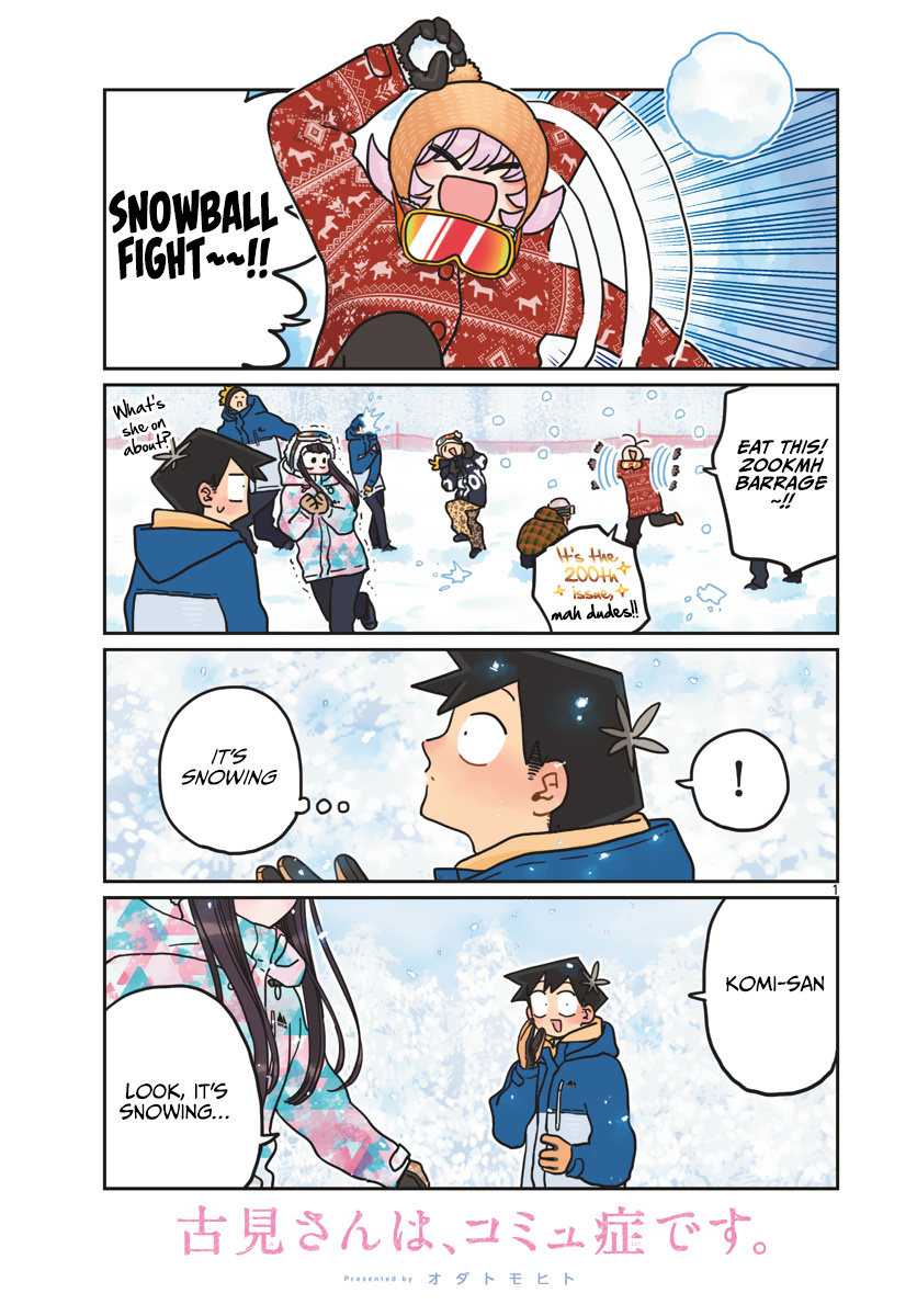 Komi-San Wa Komyushou Desu - Chapter 262: Snowboarding 2