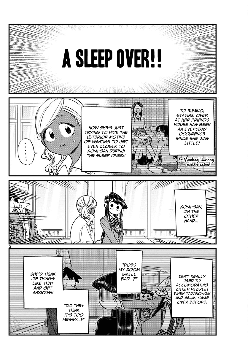 Komi-San Wa Komyushou Desu - Vol.10 Chapter 142: A Sleep Over