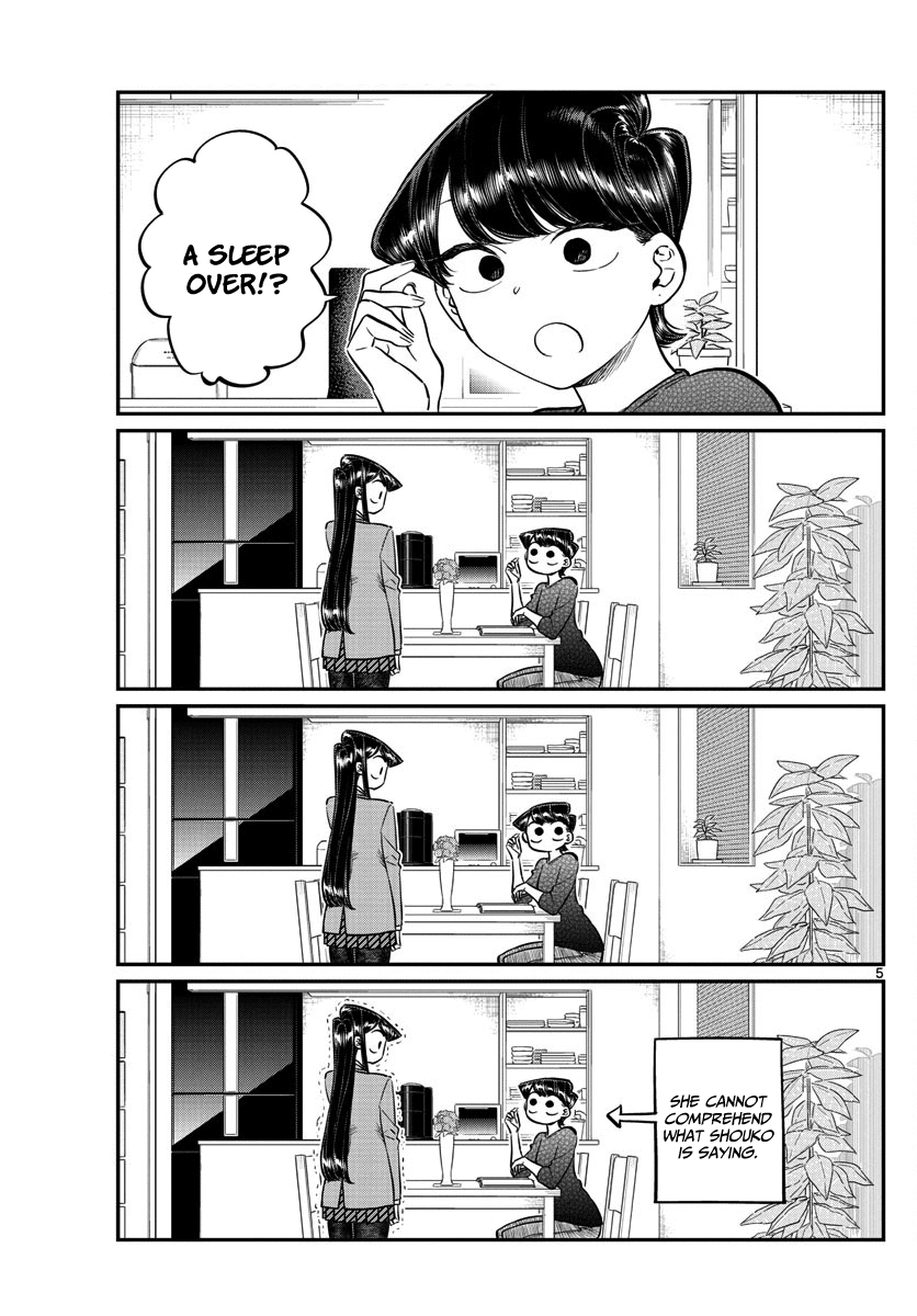 Komi-San Wa Komyushou Desu - Vol.10 Chapter 142: A Sleep Over