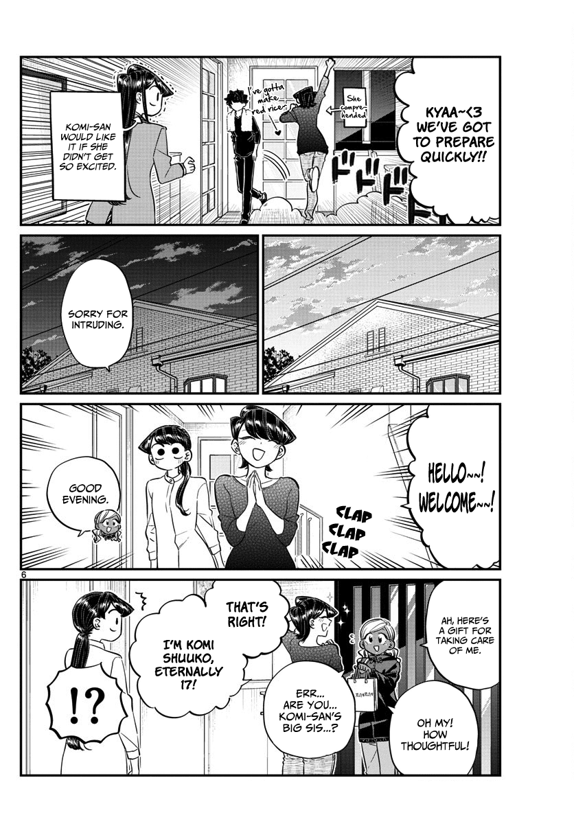 Komi-San Wa Komyushou Desu - Vol.10 Chapter 142: A Sleep Over