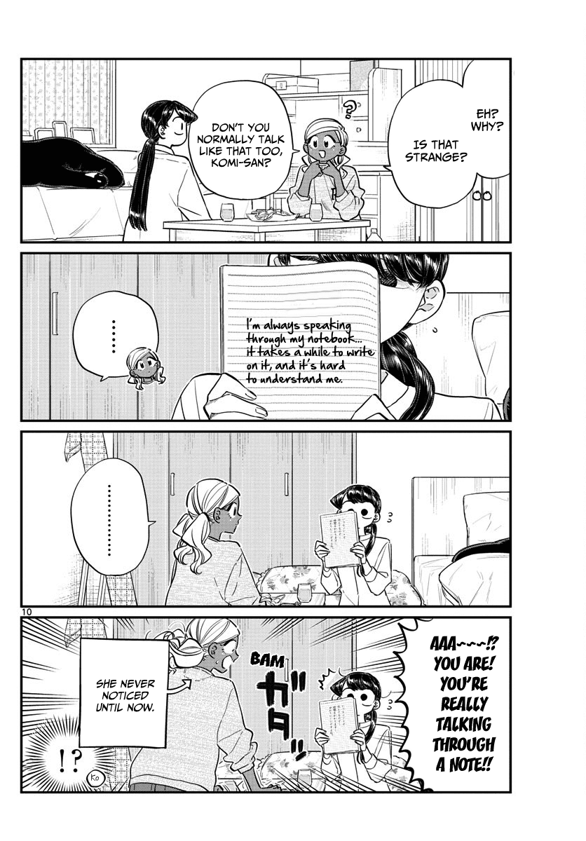 Komi-San Wa Komyushou Desu - Vol.10 Chapter 142: A Sleep Over