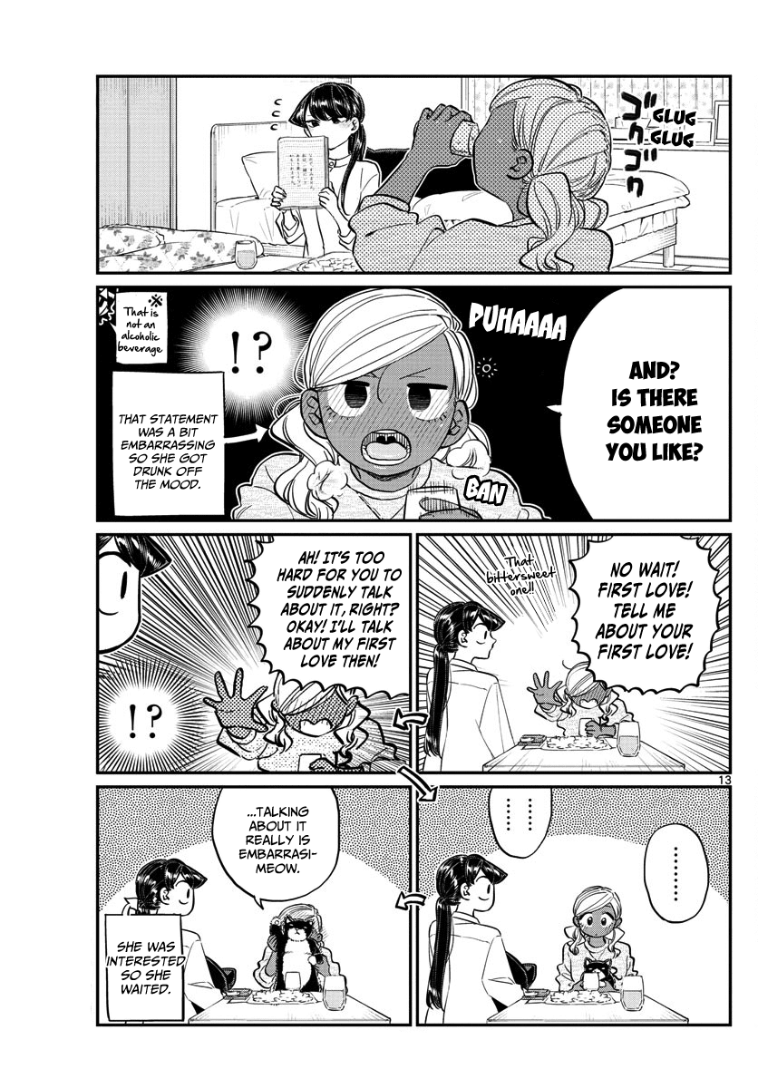 Komi-San Wa Komyushou Desu - Vol.10 Chapter 142: A Sleep Over