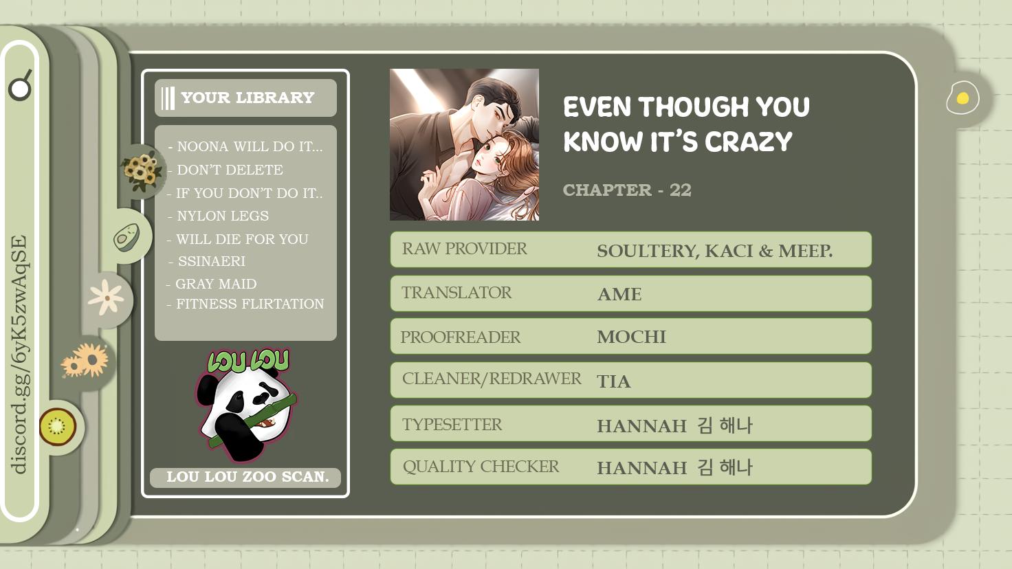 Even Though You Know It’s Crazy - Chapter 22