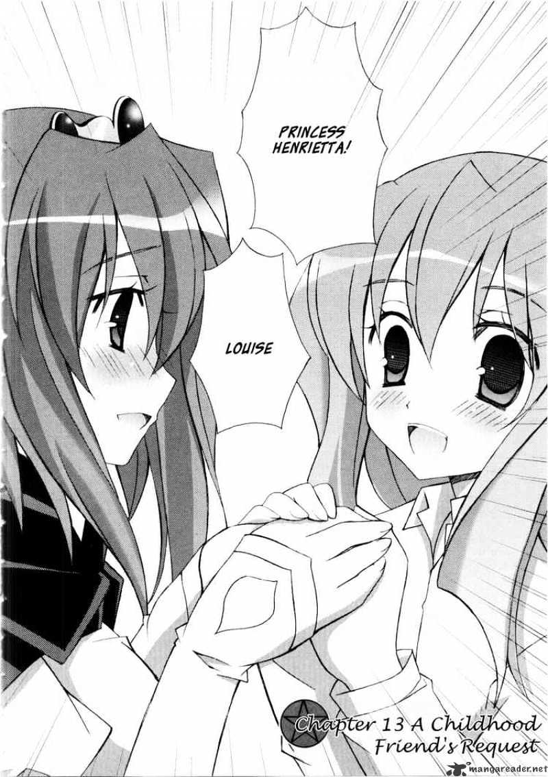 Zero No Tsukaima - Chapter 13 : A Childhood Friend S Request