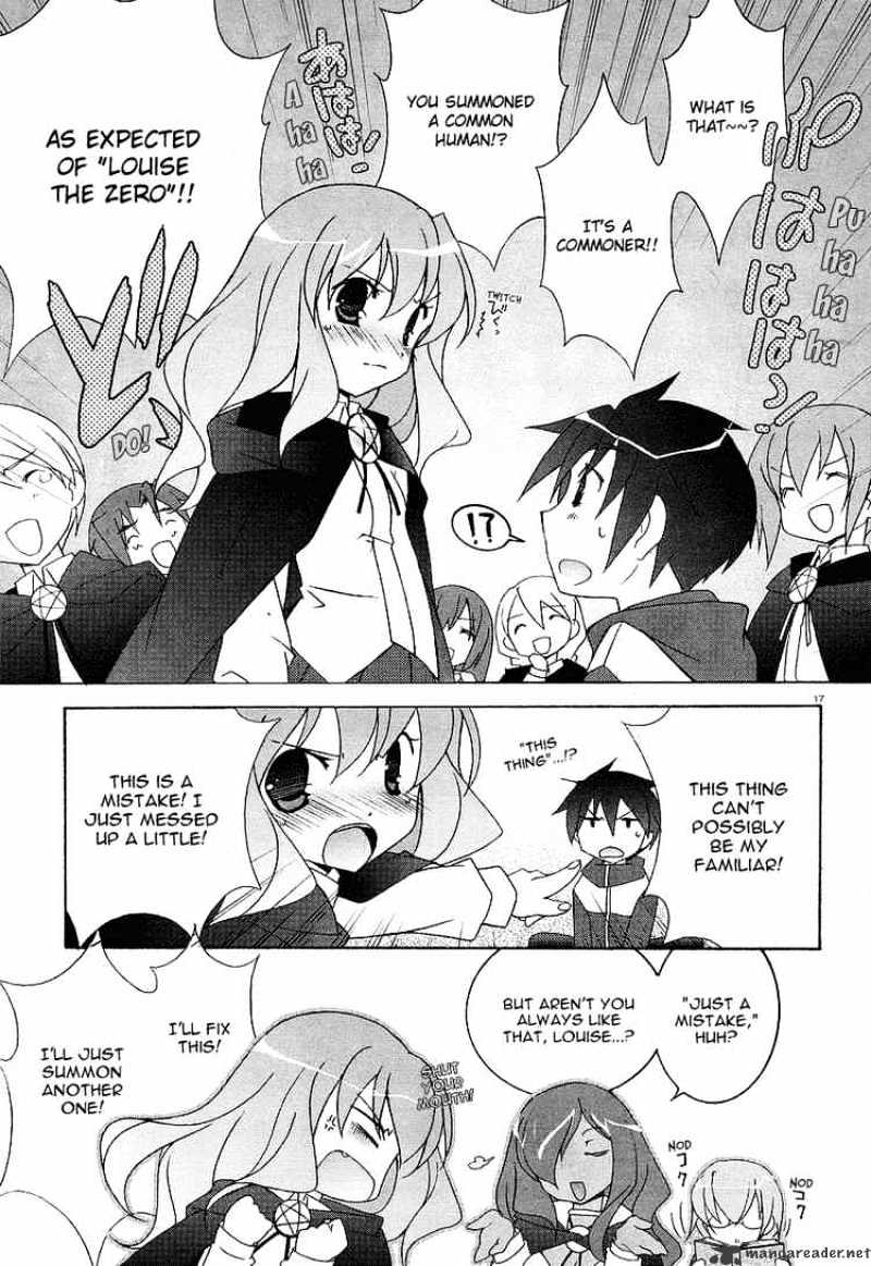 Zero No Tsukaima - Chapter 1 : I Am A Familiar