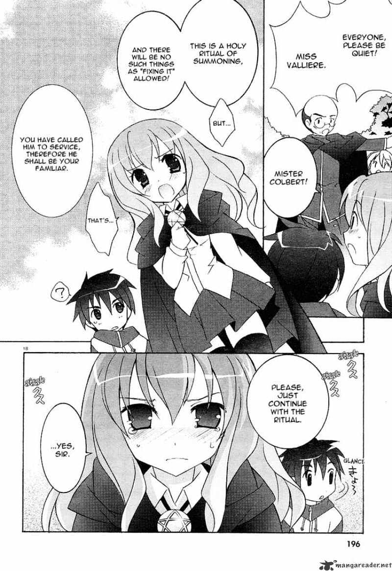 Zero No Tsukaima - Chapter 1 : I Am A Familiar