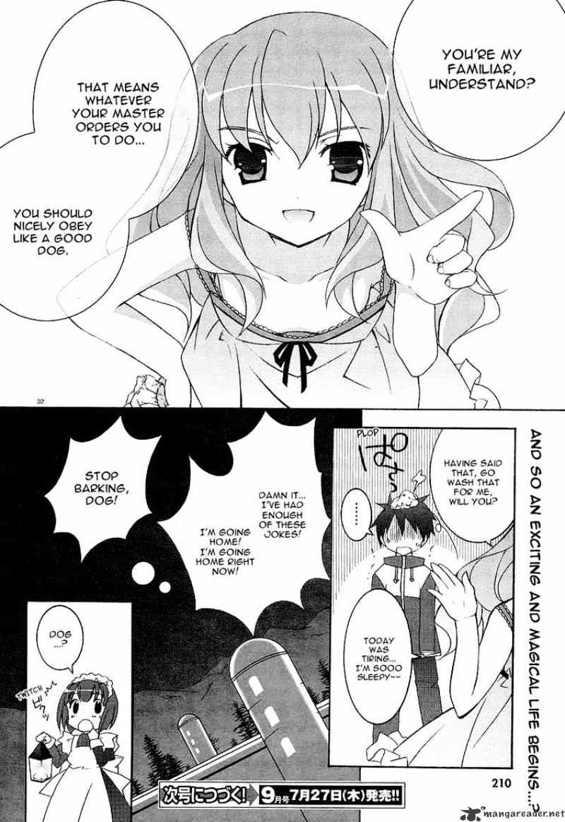 Zero No Tsukaima - Chapter 1 : I Am A Familiar