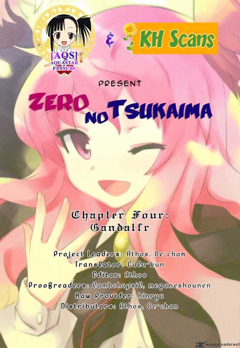 Zero No Tsukaima - Chapter 4 : Gandalfr