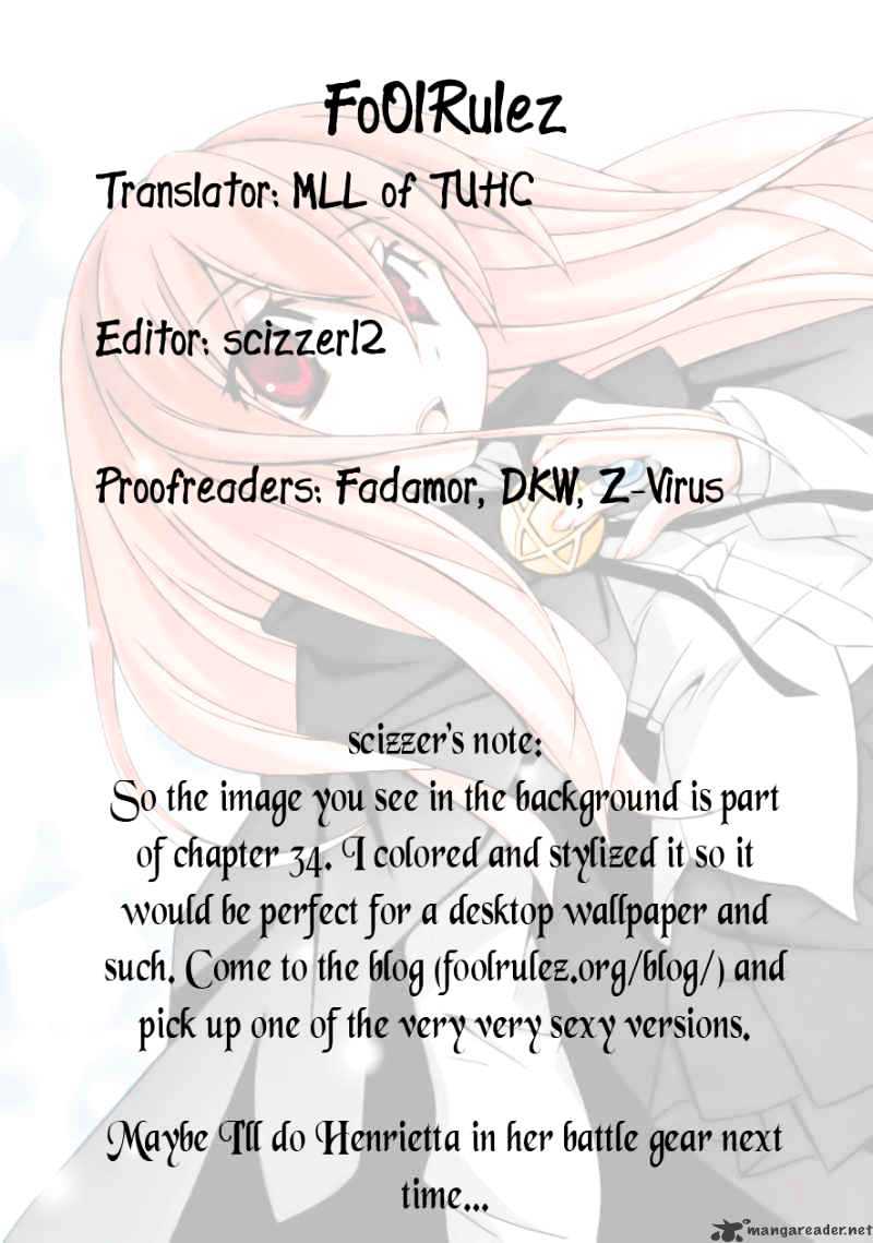 Zero No Tsukaima - Chapter 40 : The Void 2