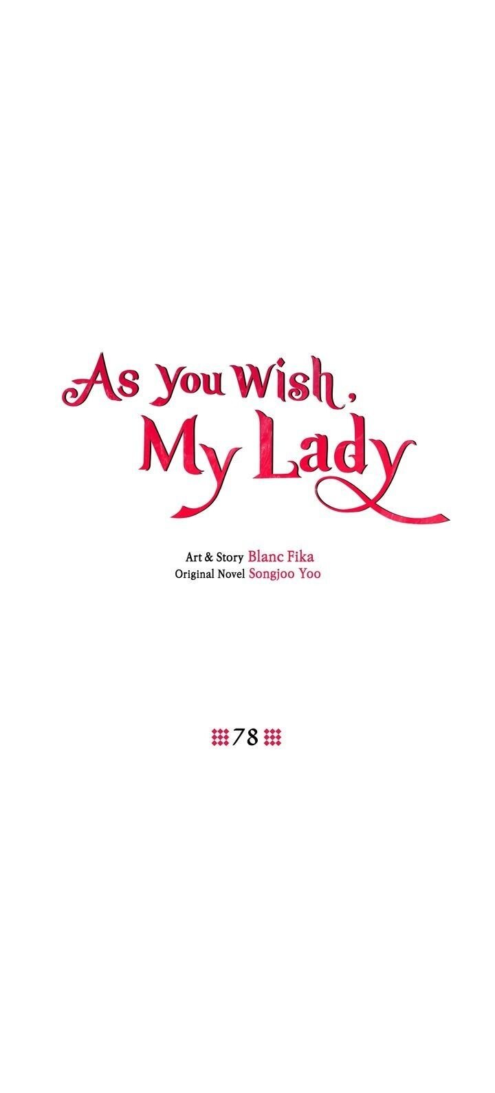 As The Lady Wishes - Chapter 78