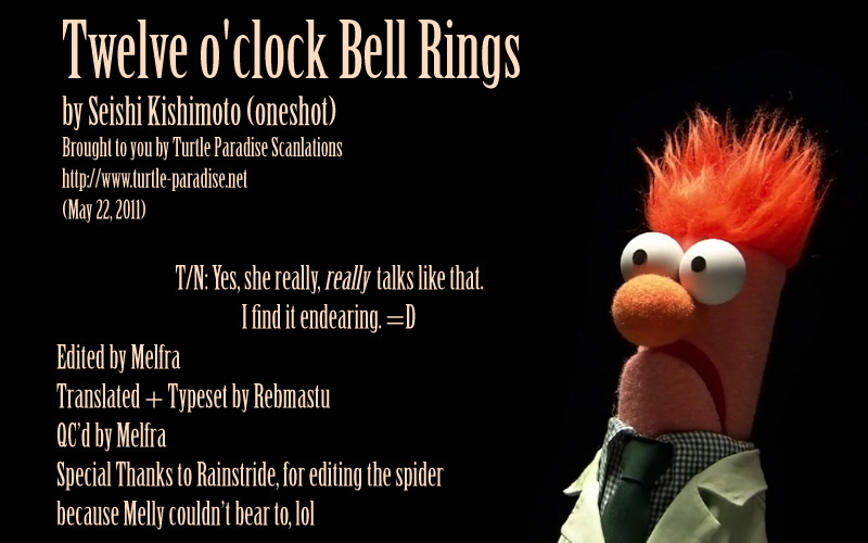 12 O'clock Bell Rings - Chapter 0 : [Oneshot]