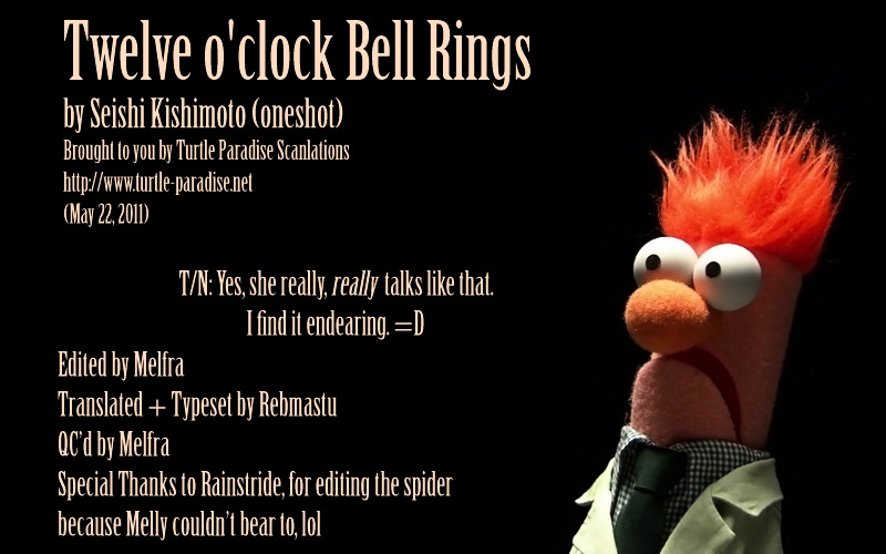 12 O'clock Bell Rings - Chapter Oneshot