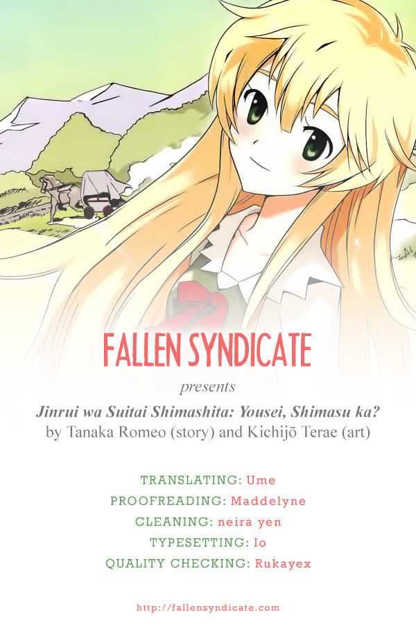 Jinrui Wa Suitai Shimashita: Yousei, Shimasu Ka? - Vol.1 Chapter 4 : The Faeries  Time Tapping Technique