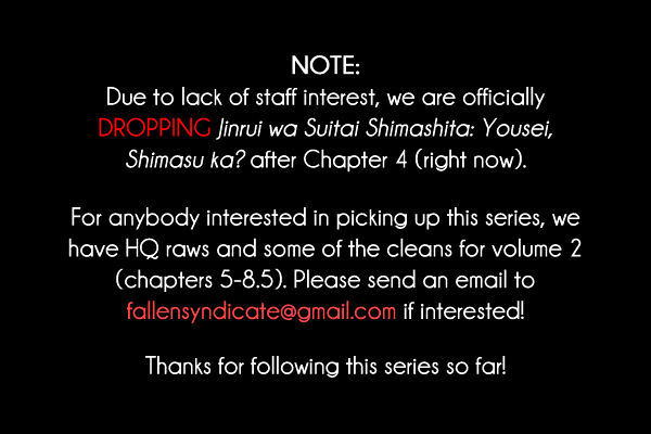 Jinrui Wa Suitai Shimashita: Yousei, Shimasu Ka? - Vol.1 Chapter 4 : The Faeries  Time Tapping Technique