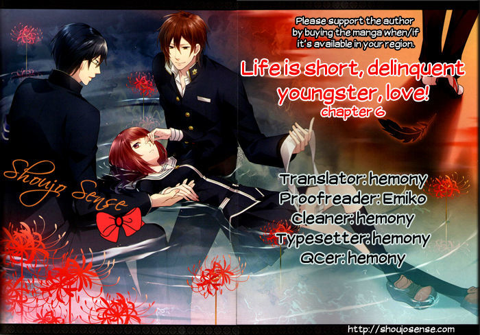 Life Is Short, Delinquent Youngster, Love! - Chapter 6