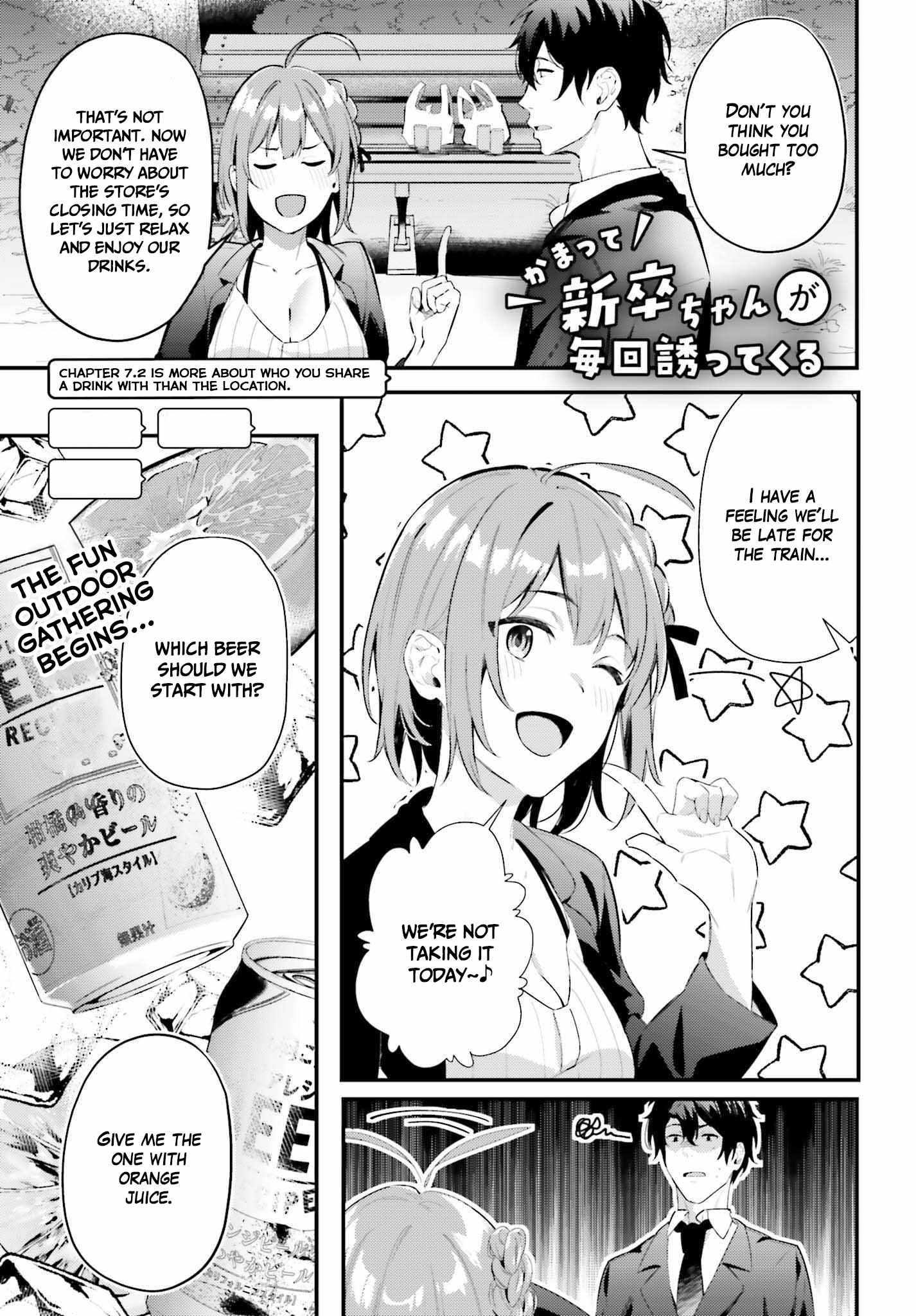 Kamatte Shinsotsu-Chan Ga Maikai Sasottekuru - Chapter 7.2