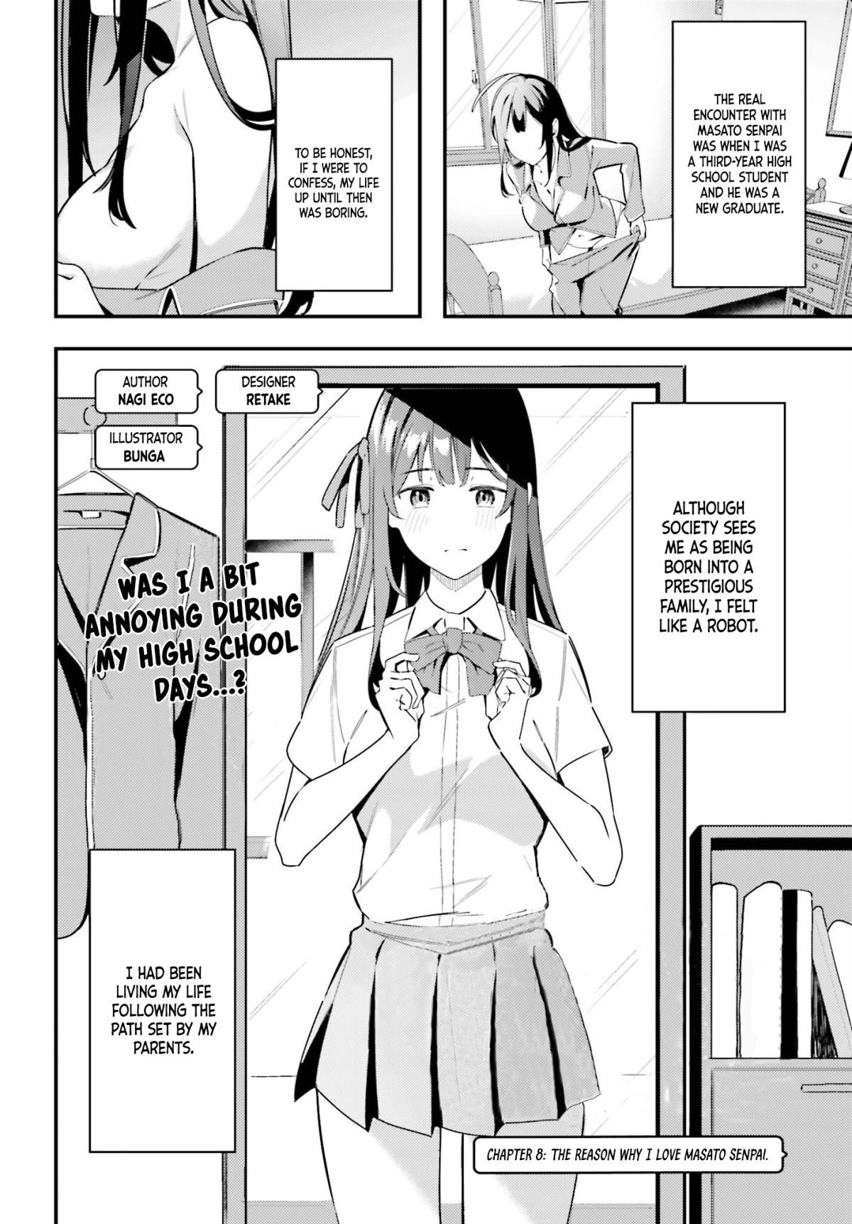 Kamatte Shinsotsu-Chan Ga Maikai Sasottekuru - Vol.2 Chapter 8: The Reason Why I Love Masato Senpai