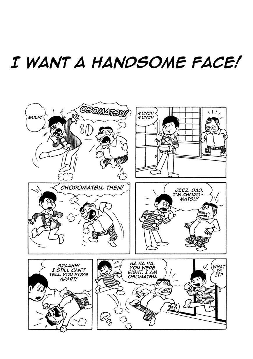 Osomatsu-Kun - Vol.2 Chapter 9 : I Want A Handsome Face!