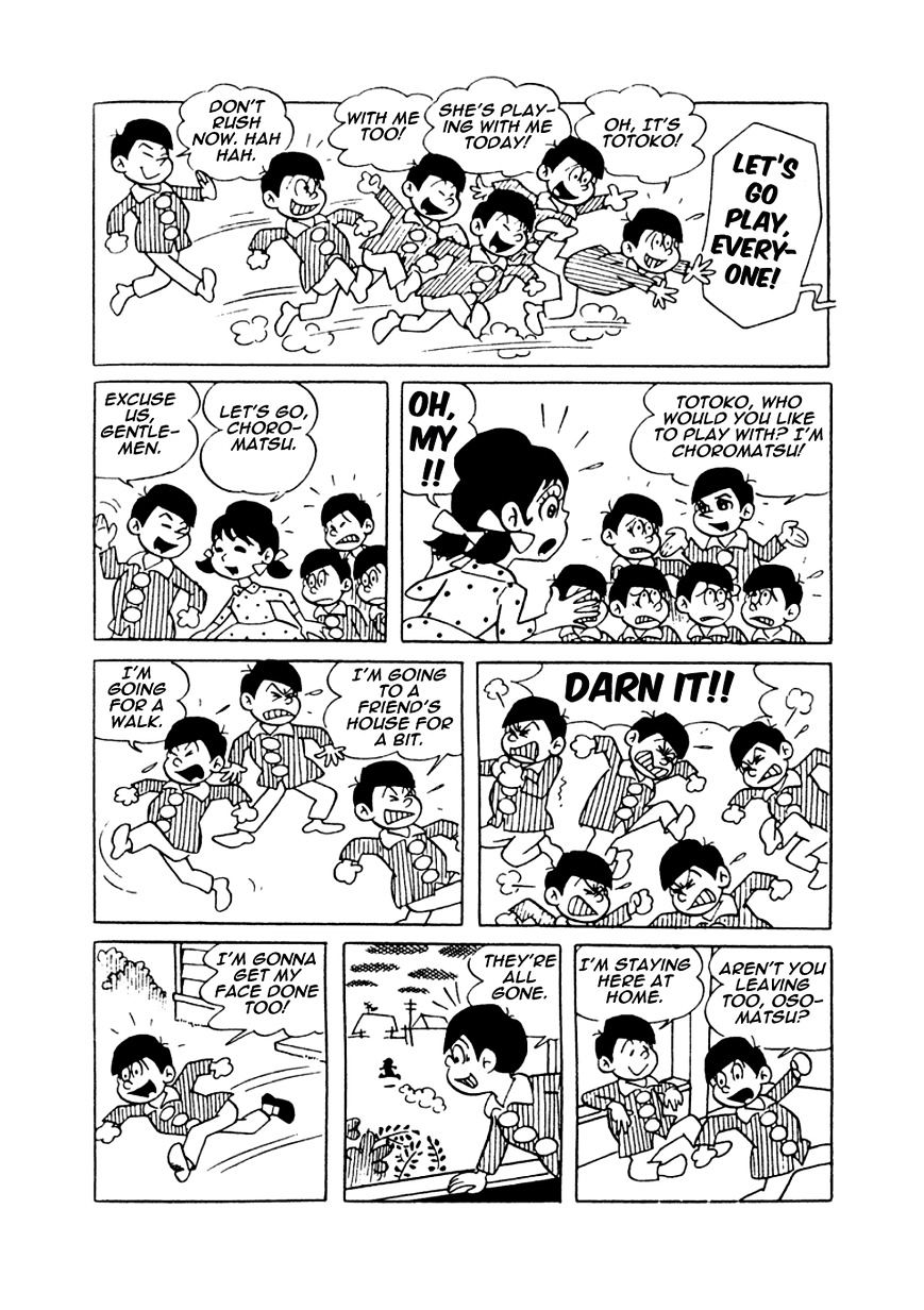 Osomatsu-Kun - Vol.2 Chapter 9 : I Want A Handsome Face!