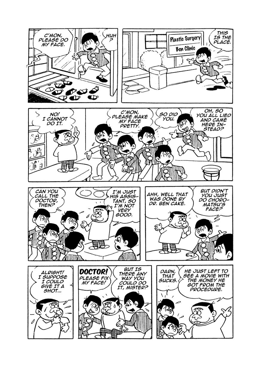 Osomatsu-Kun - Vol.2 Chapter 9 : I Want A Handsome Face!