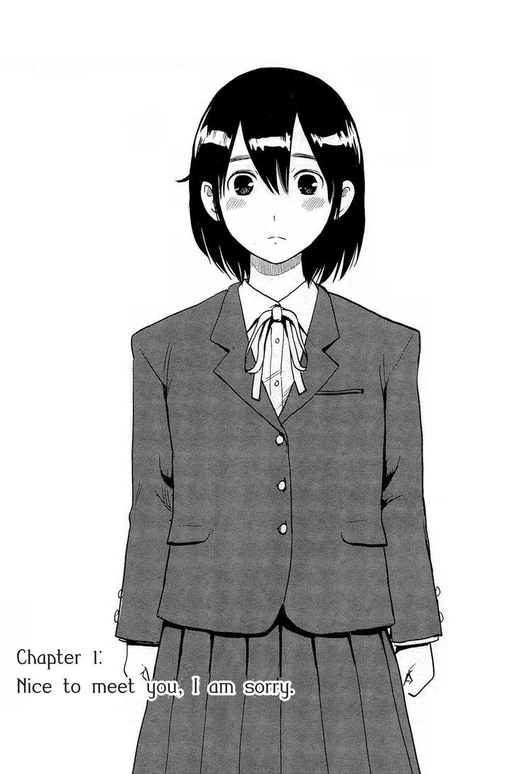 Shino-Chan Wa Jibun No Namae Ga Ienai - Vol.1 Chapter 1 : Nice To Meet You, I Am Sorry