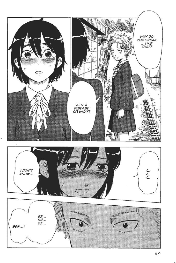 Shino-Chan Wa Jibun No Namae Ga Ienai - Vol.1 Chapter 3 : Thank You For The Meal