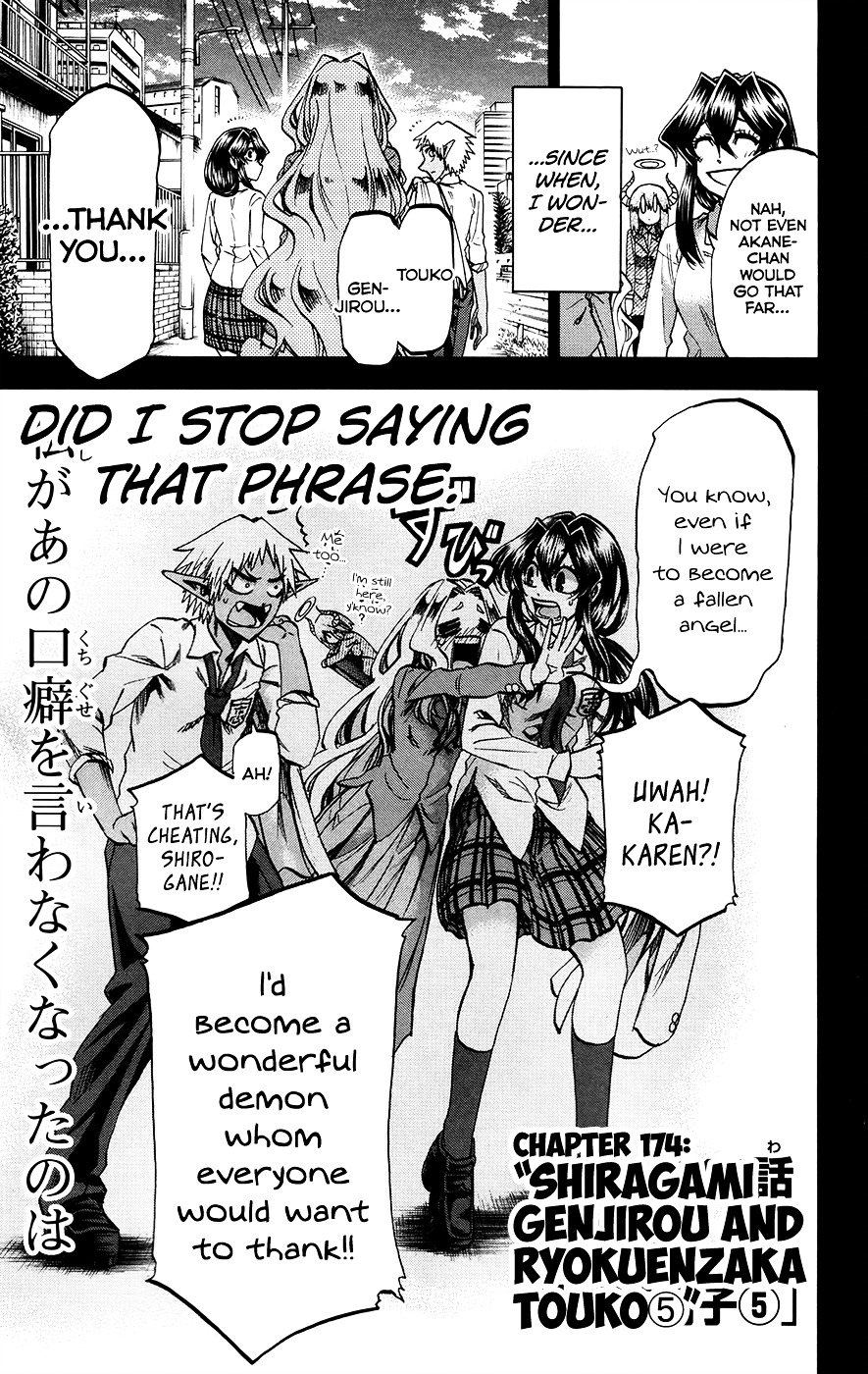 Jitsu Wa Watashi Wa - Chapter 174 : Shiragami Genjirou And Ryokuenzaka Touko⑤ Lq