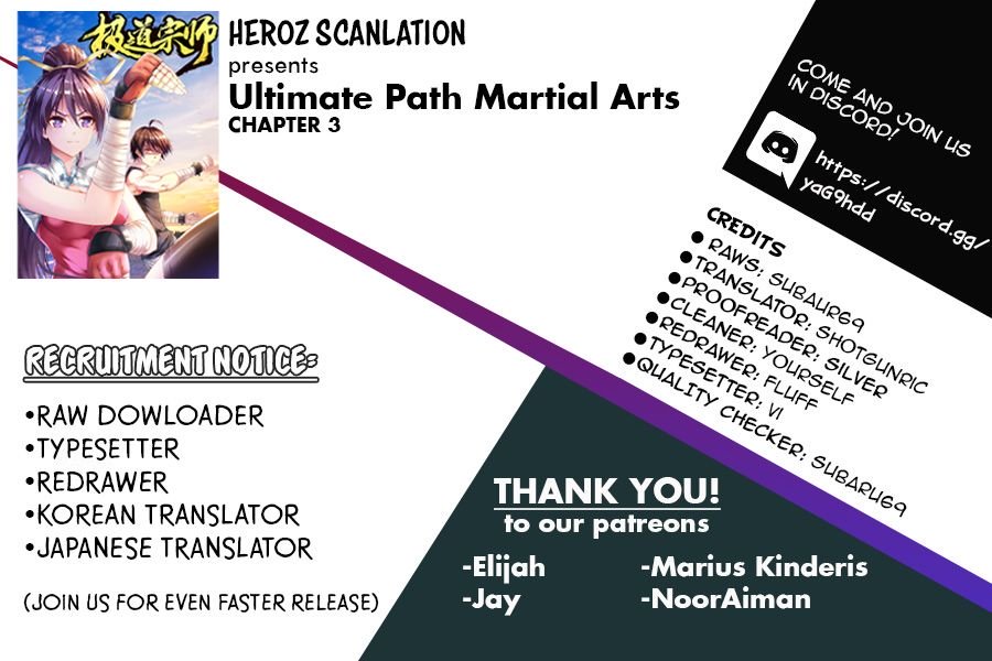 Ultimate Path Martial Arts - Chapter 3