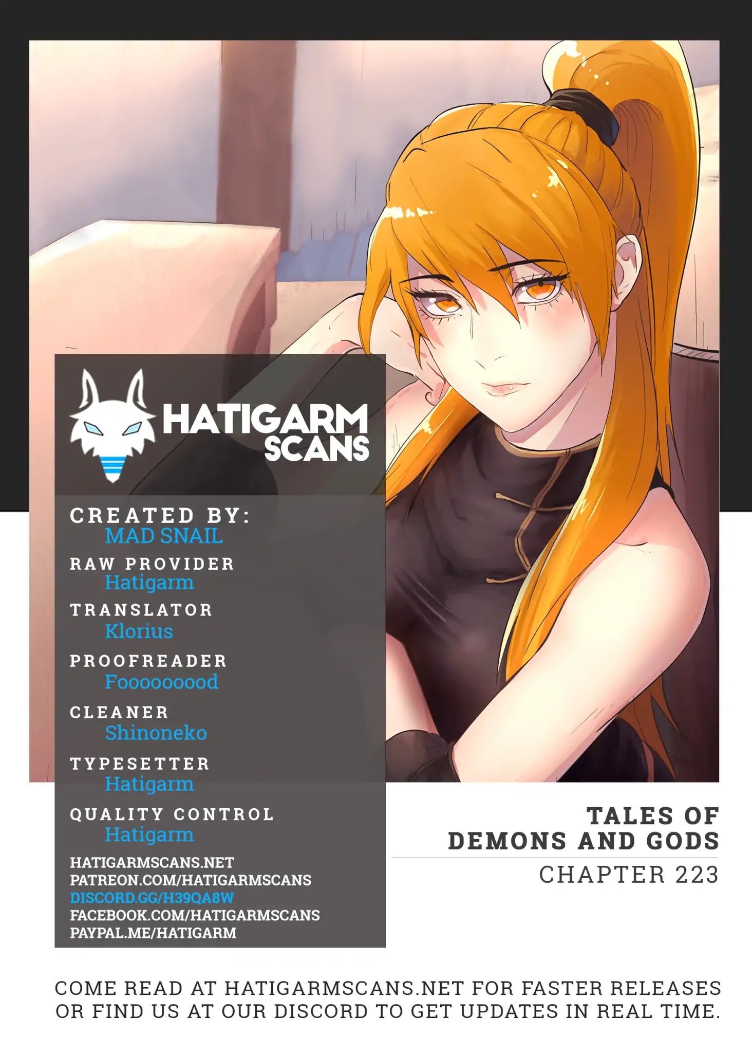 Tales Of Demons And Gods - Chapter 223: Fire Spiritual Goddess