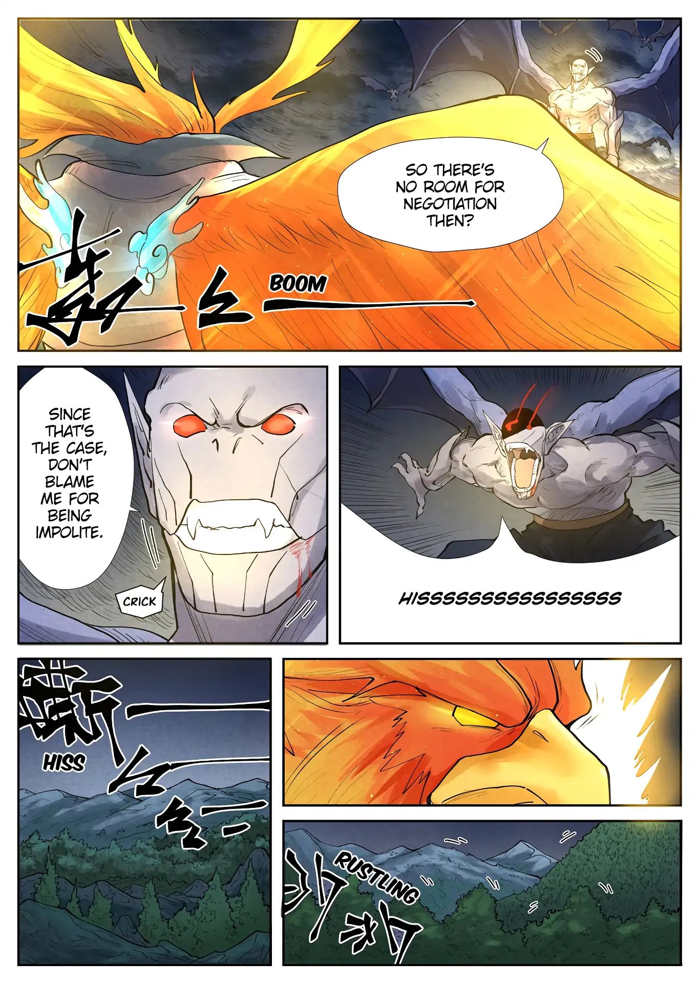 Tales Of Demons And Gods - Chapter 240.5: Ye Mo Vs Wu Man