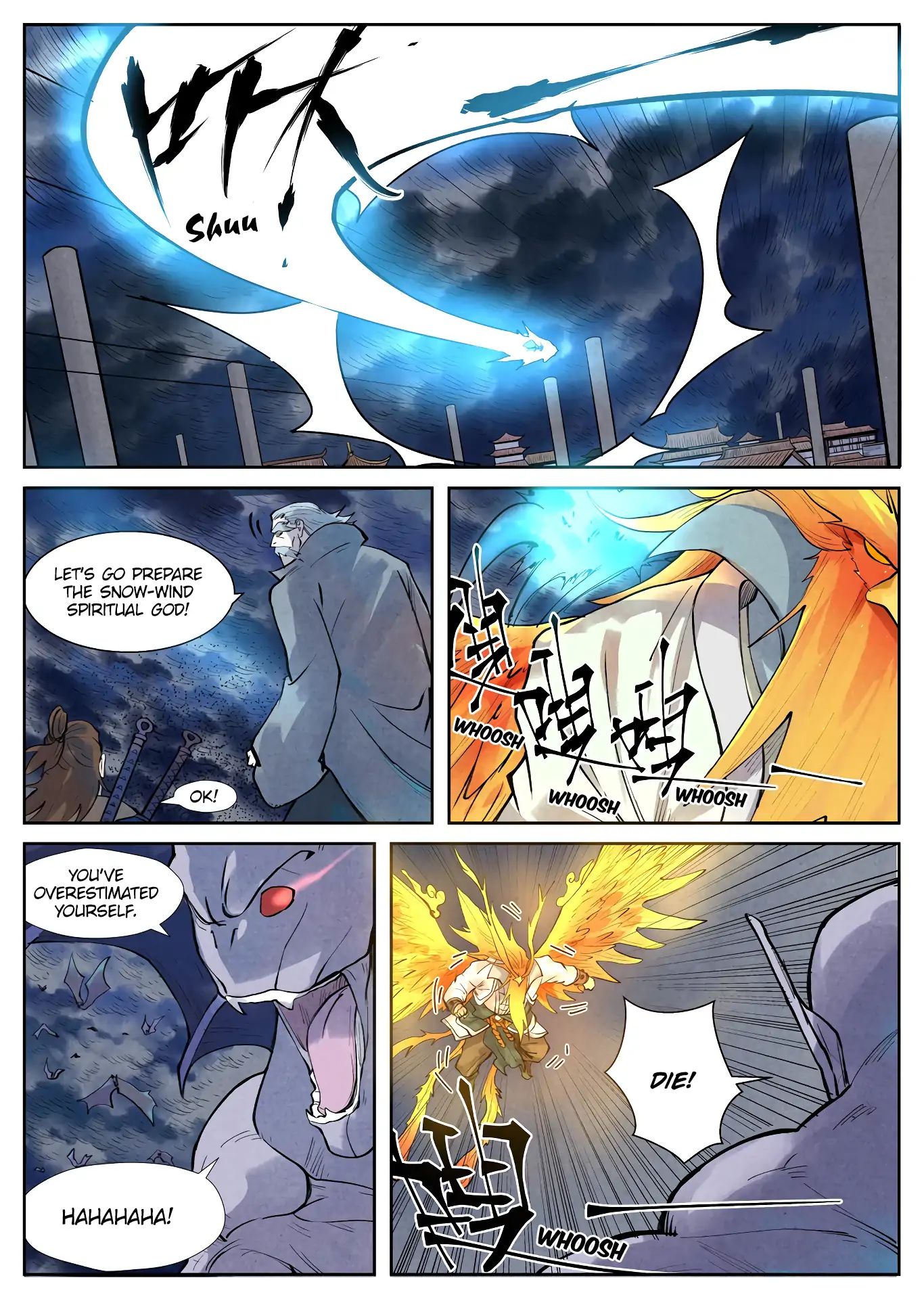 Tales Of Demons And Gods - Chapter 240.5: Ye Mo Vs Wu Man