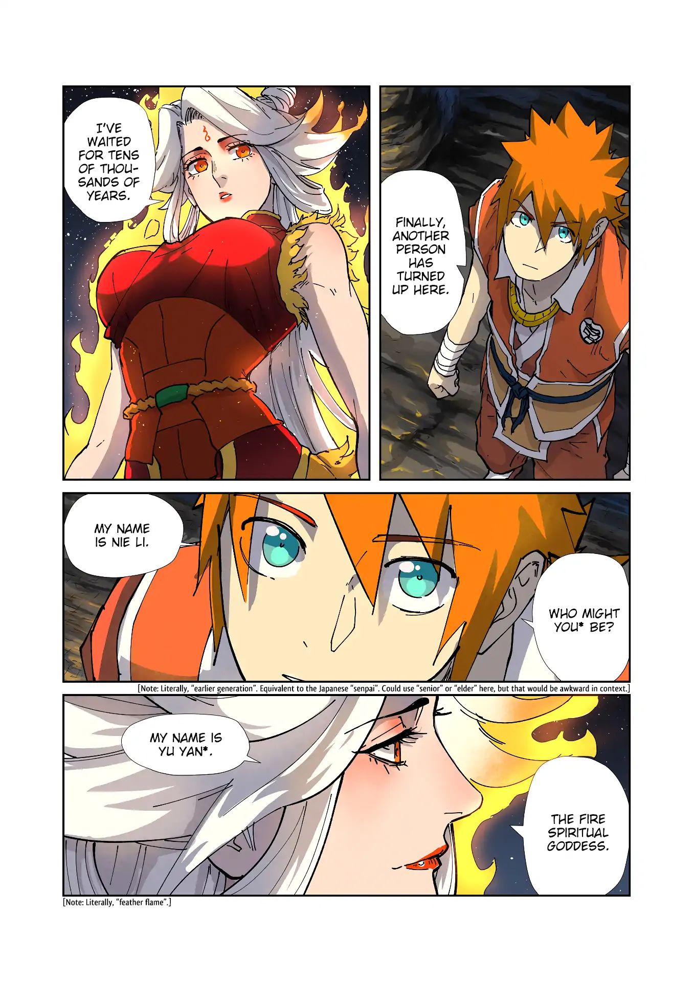 Tales Of Demons And Gods - Chapter 223.5: Fire Spiritual Goddess (Part 2)