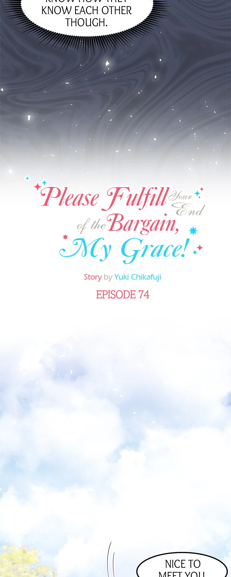 Please Fulfill Your End Of The Bargain, My Grace! - Chapter 74