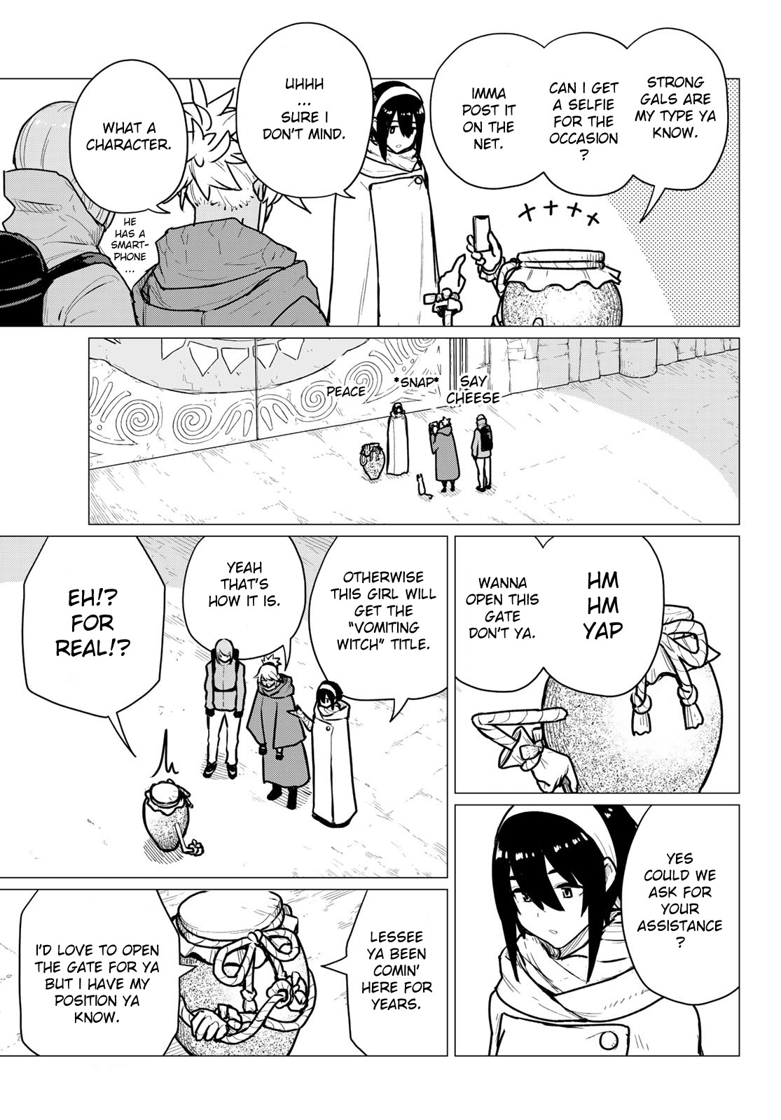 Flying Witch (Ishizuka Chihiro) - Chapter 69: Rock At The First Gate, Pot At The Second