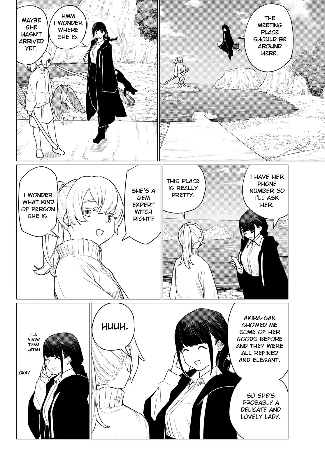 Flying Witch (Ishizuka Chihiro) - Chapter 80: Rocks, Traps And Fists