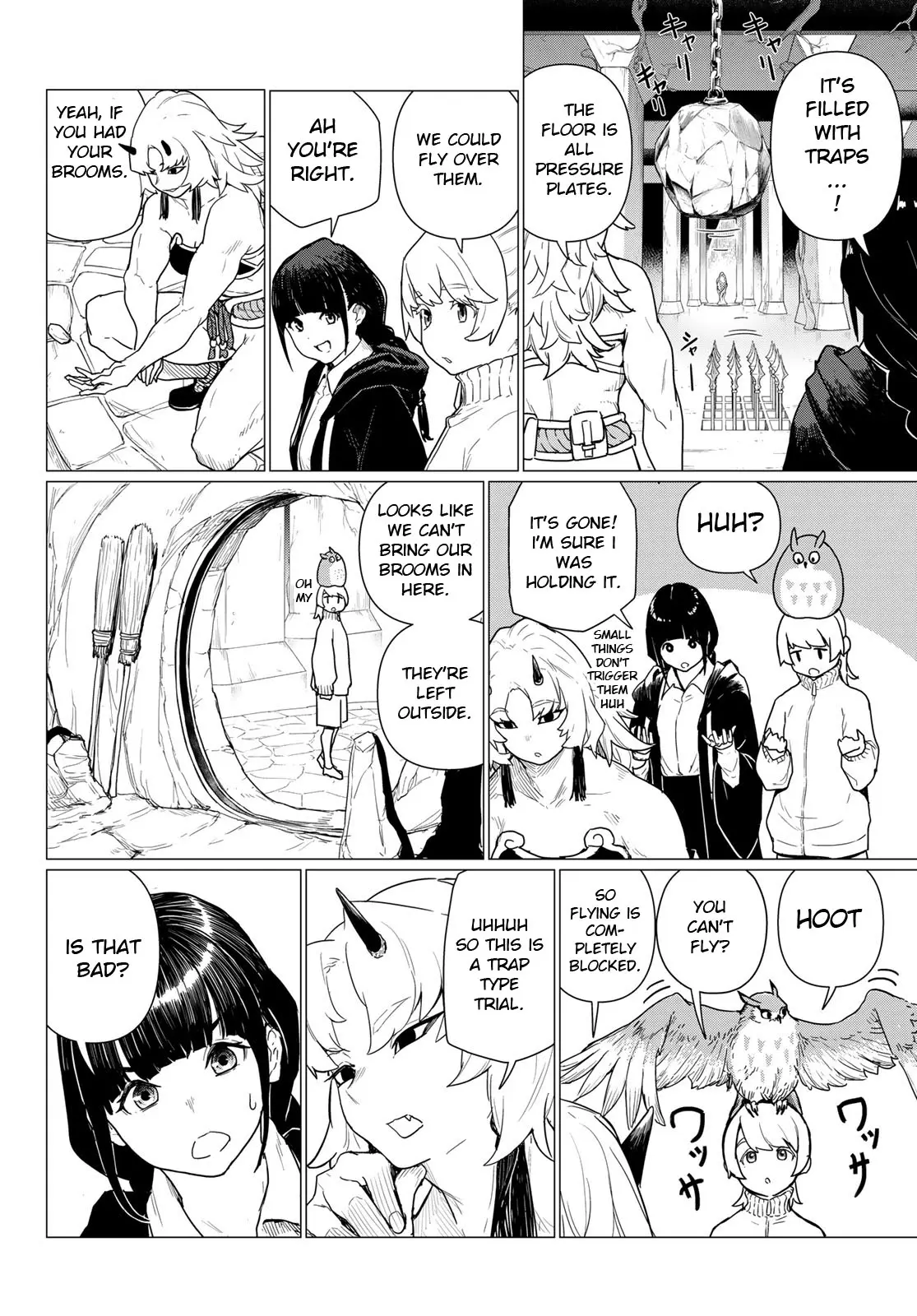 Flying Witch (Ishizuka Chihiro) - Chapter 80: Rocks, Traps And Fists