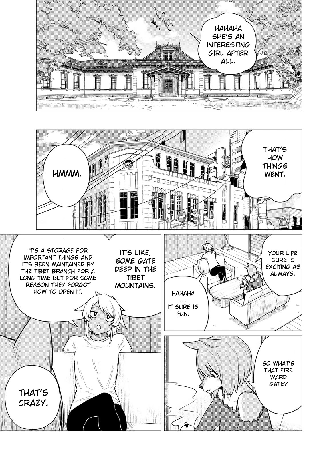 Flying Witch (Ishizuka Chihiro) - Chapter 68: The Fire Ward Gate