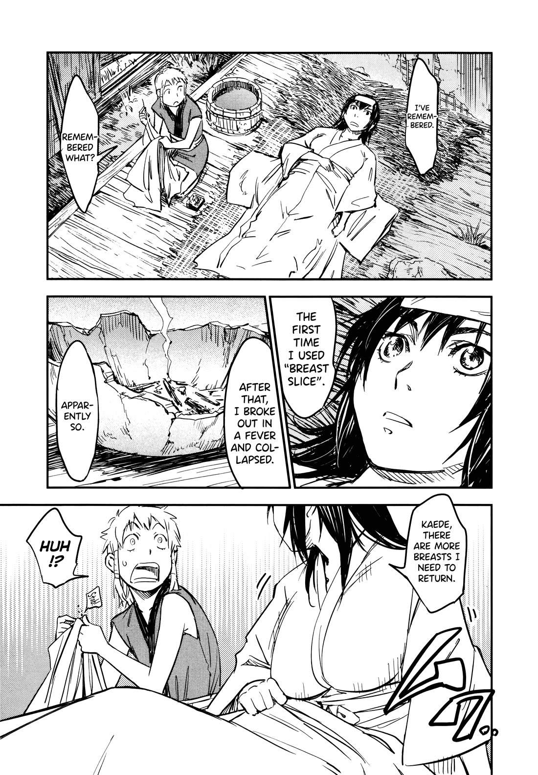 Manyuu Hikenchou - Chapter 14: The First Breast Slice