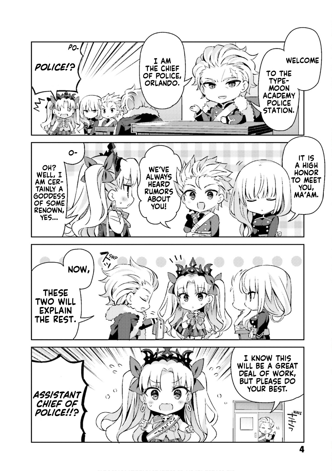 Type-Moon Gakuen - Chibi Chuki! - Vol.6 Chapter 45: 45Th Period: You're Under Arrest! By The Goddess