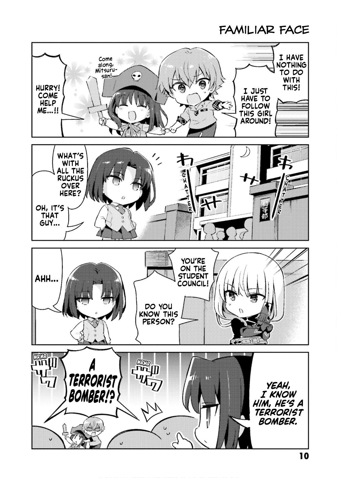 Type-Moon Gakuen - Chibi Chuki! - Vol.6 Chapter 45: 45Th Period: You're Under Arrest! By The Goddess