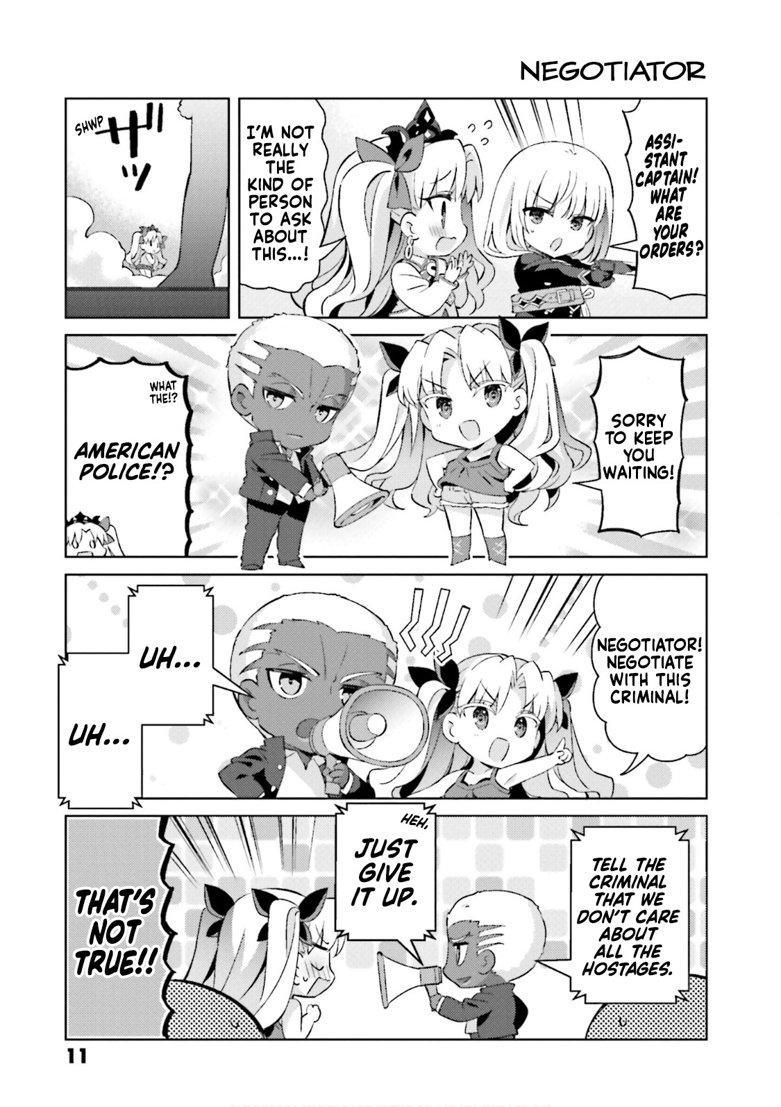 Type-Moon Gakuen - Chibi Chuki! - Vol.6 Chapter 45: 45Th Period: You're Under Arrest! By The Goddess