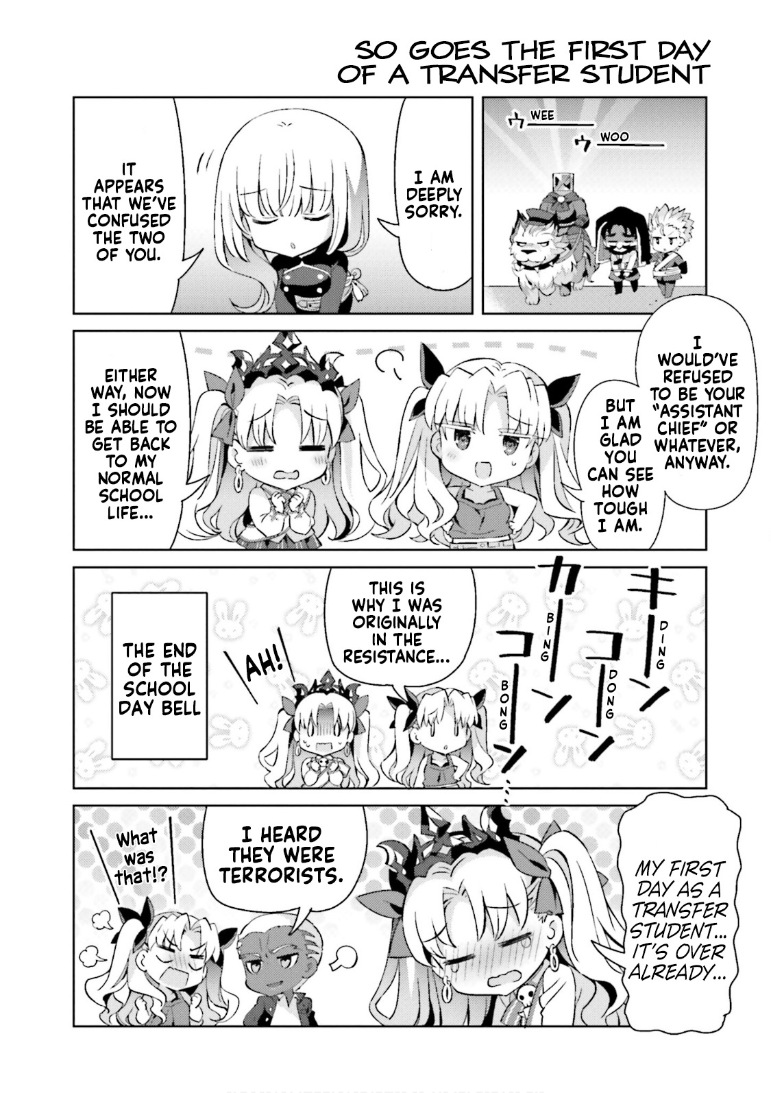 Type-Moon Gakuen - Chibi Chuki! - Vol.6 Chapter 45: 45Th Period: You're Under Arrest! By The Goddess