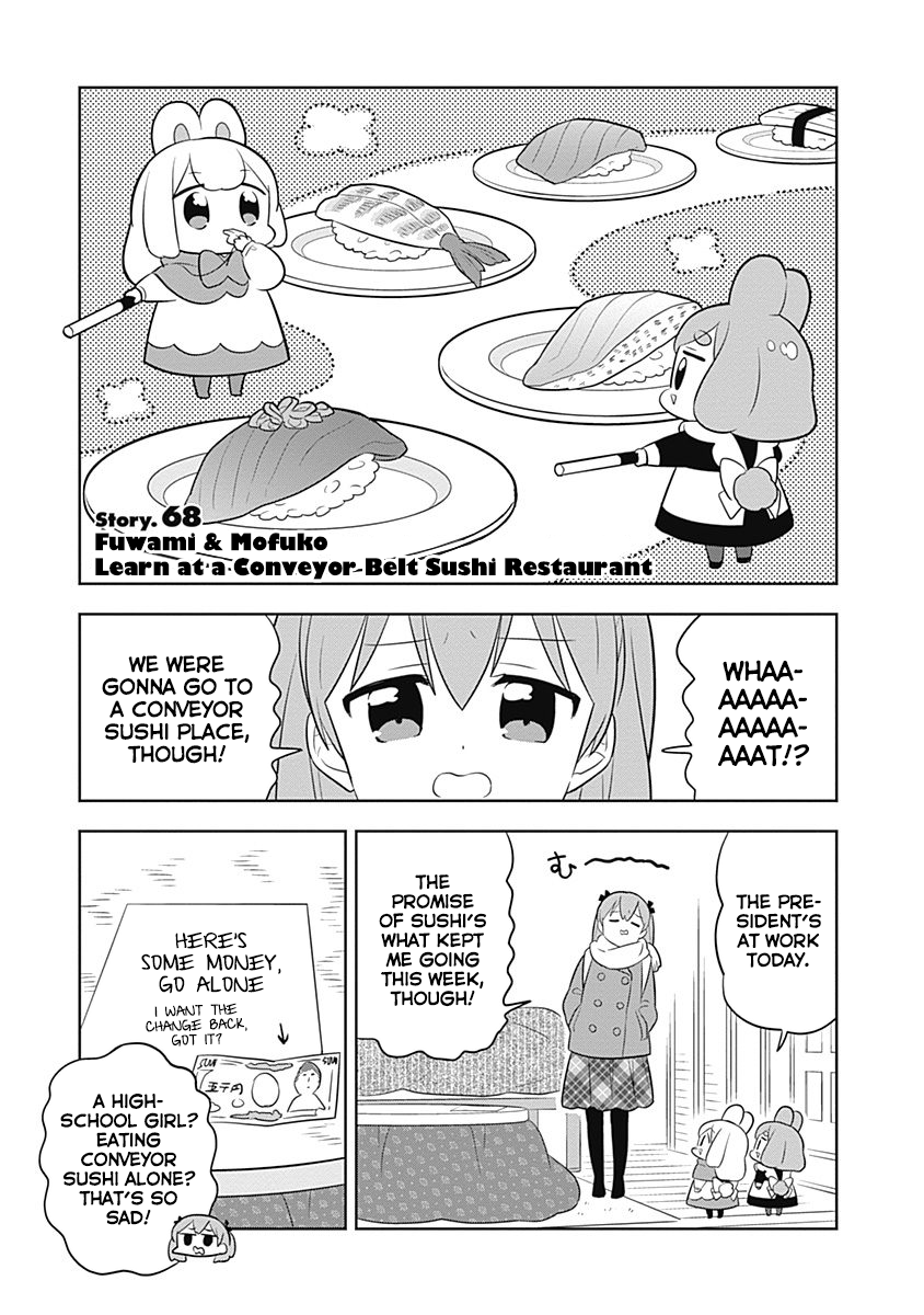 Department Of Corporate Slave Rabbits - Vol.5 Chapter 68: Fuwami &Amp; Mofuko Learn At A Conveyor Belt Sushi Restaurant